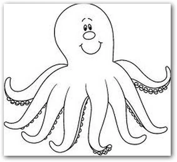 dibujos para colorear pulpos dibujos para colorear
