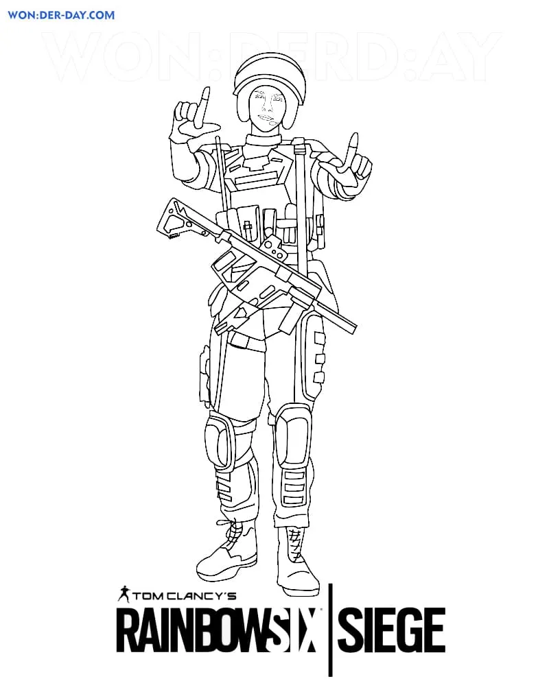 Dibujos para colorear Rainbow Six Siege. Imprimir gratis - Wonder-day Dibujos para colorear Rainbow Six Siege. Imprimir gratis - Wonder-day