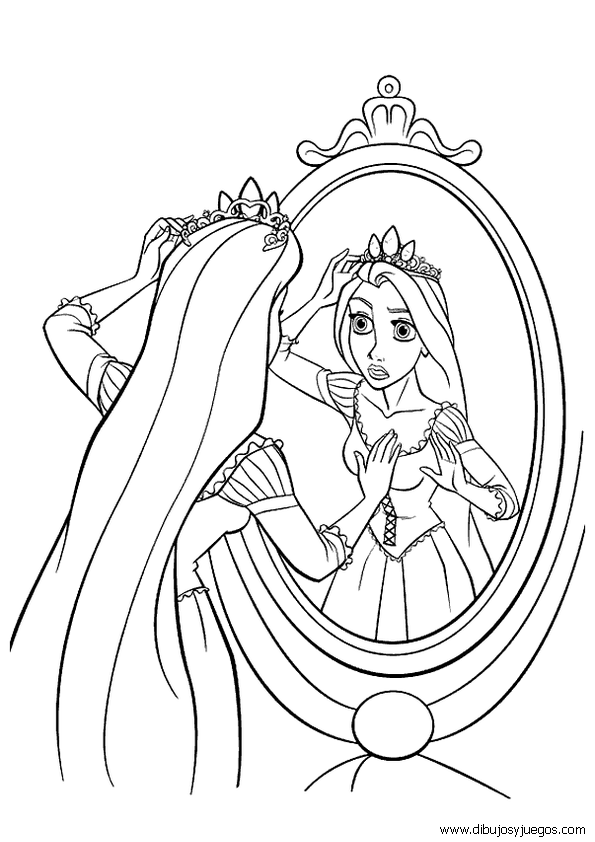 Dibujos Para Colorear Rapunzel Walt Disney Juegos Hd Wallpaper