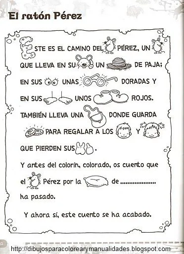 Dibujos raton perez para imprimir - Imagui