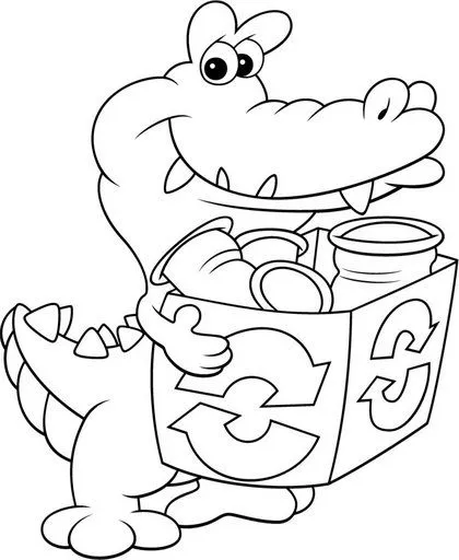 Pinto Dibujos: Reciclar para colorear