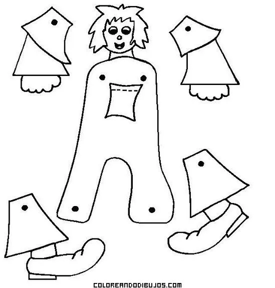 Dibujo para recortar y armar - Imagui
