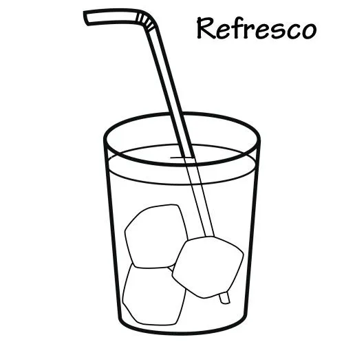 Dibujos para colorear de refrescos - Imagui Dibujos para colorear de refrescos - Imagui