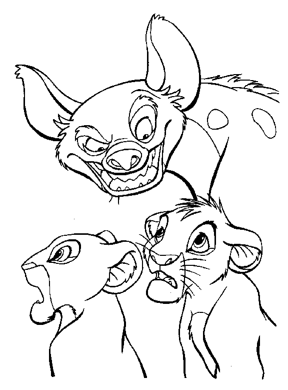Dibujos para colorear de El rey león, The Lion King, Il Re Leone ...