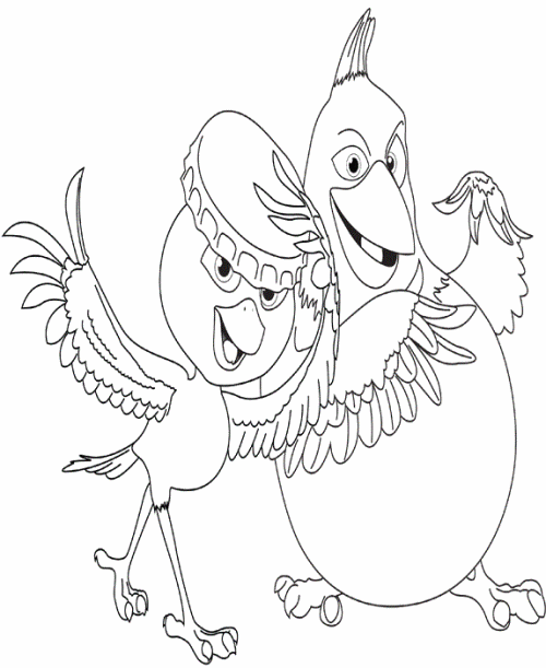 DIBUJOS PARA COLOREAR RIO 2 - Imagui