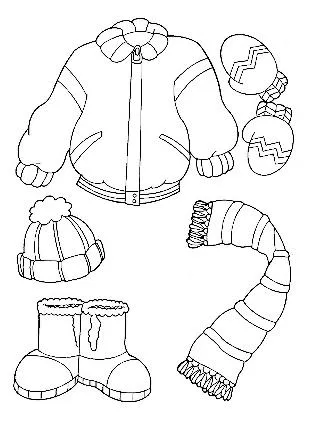 Dibujos ropa para colorear - Imagui