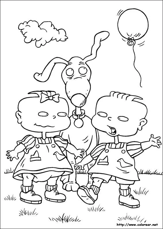 Dibujos para colorear de Rugrats - Aventuras en pañales