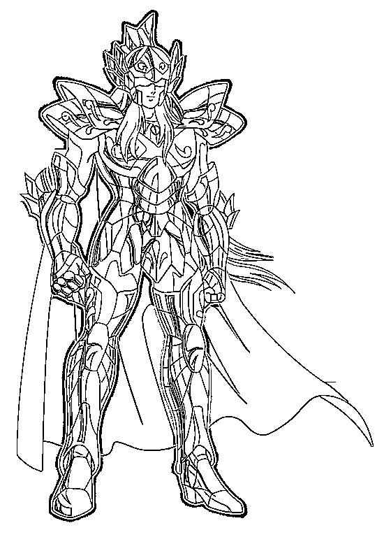 Dibujos para colorear de Saint Seiya, Los Caballeros del Zodiaco ...