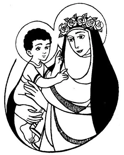 Dibujos para colorear de santa rosa de lima - Imagui Dibujos para colorear de santa rosa de lima - Imagui