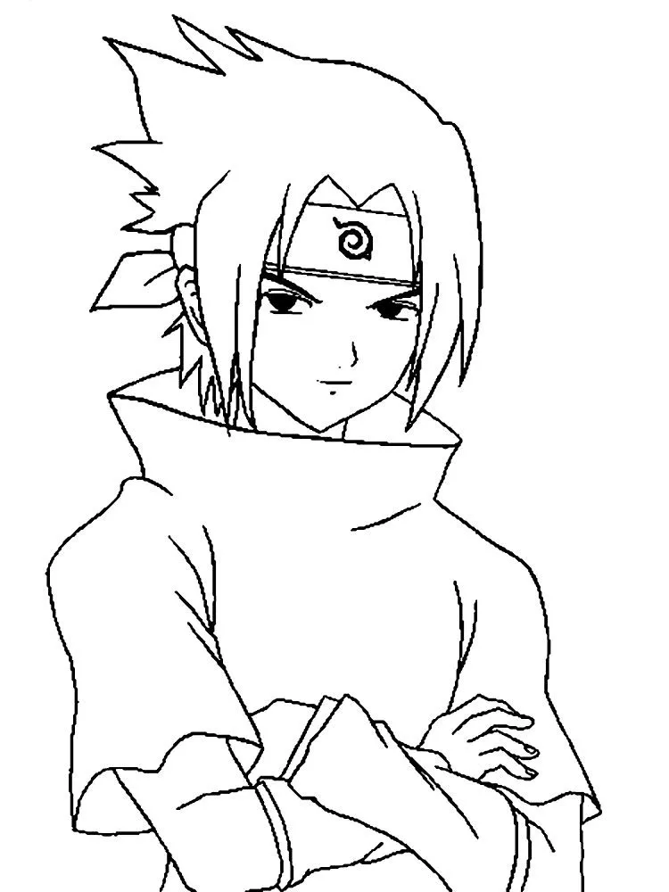 Dibujos para colorear – Sasuke Uchiha, para desarrollar la ... Dibujos para colorear – Sasuke Uchiha, para desarrollar la ...