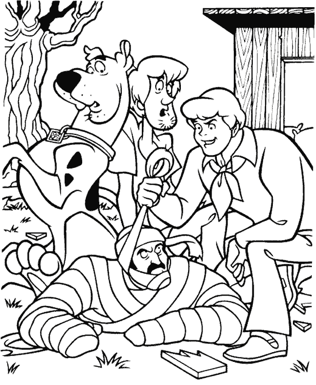 Dibujos para colorear de Scooby-Doo, Plantillas para colorear de ...