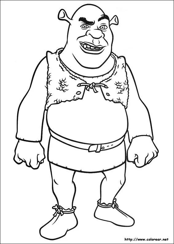 Dibujos para colorear de Shrek : Felices para Siempre Dibujos para colorear de Shrek : Felices para Siempre