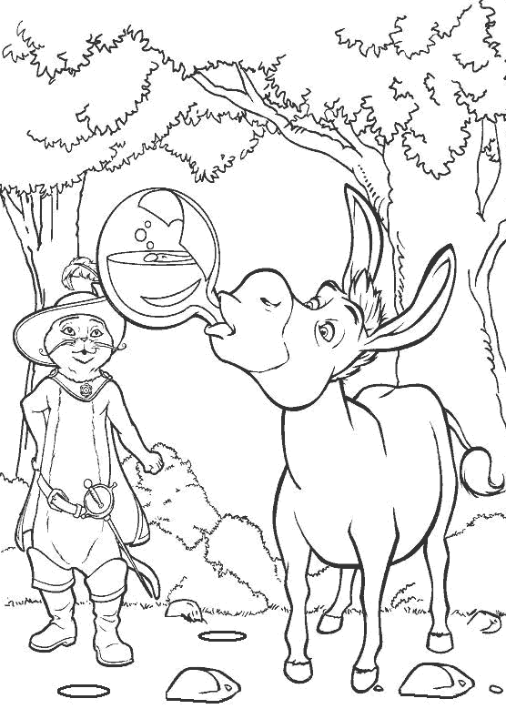 Dibujos para colorear de Shrek, Plantillas para colorear de Shrek