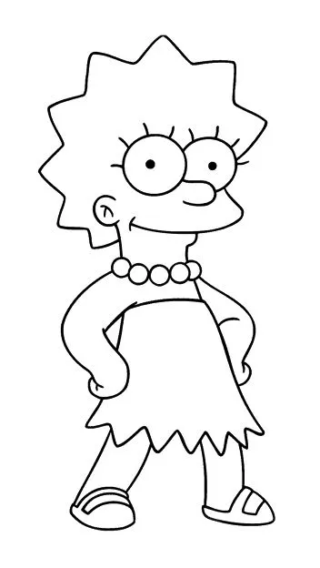 Dibujos para colorear de Los Simpsons en Los Simpsons 360