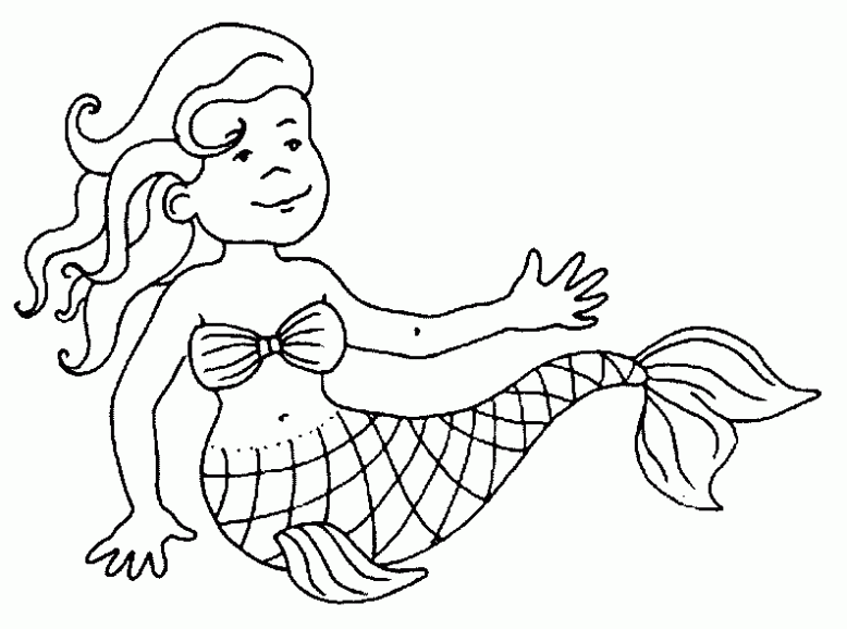 Dibujos para imprimir y colorear: Sirenas para colorear Dibujos para imprimir y colorear: Sirenas para colorear