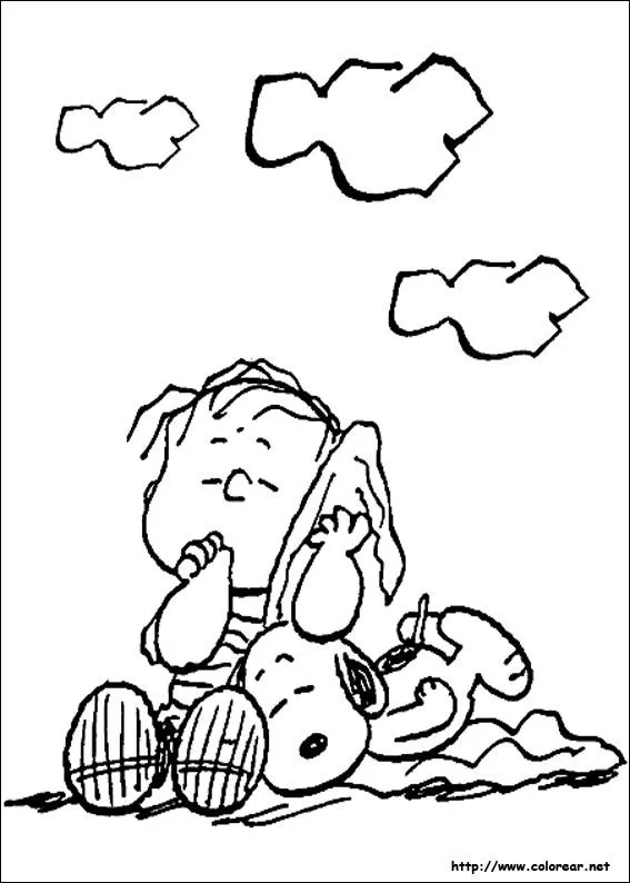 Dibujos para colorear de Snoopy