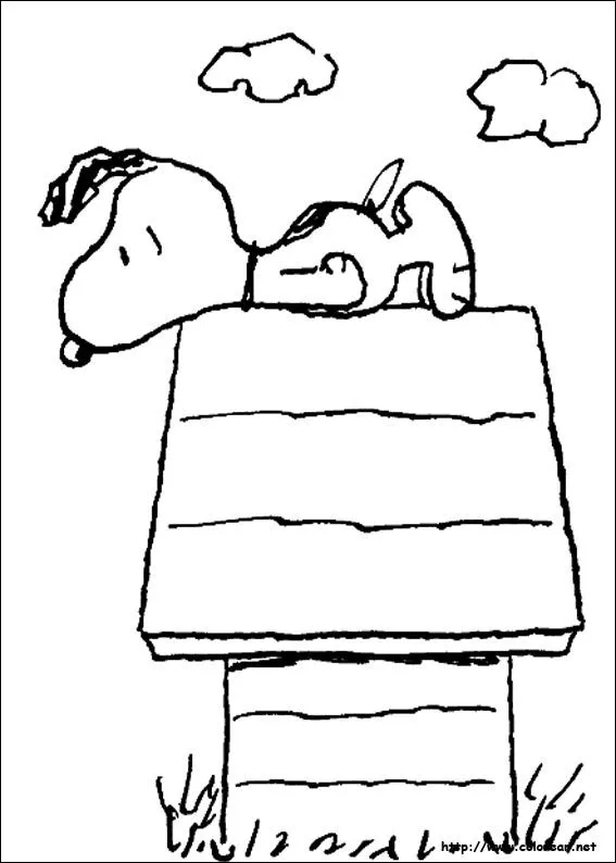 Dibujos para colorear de Snoopy