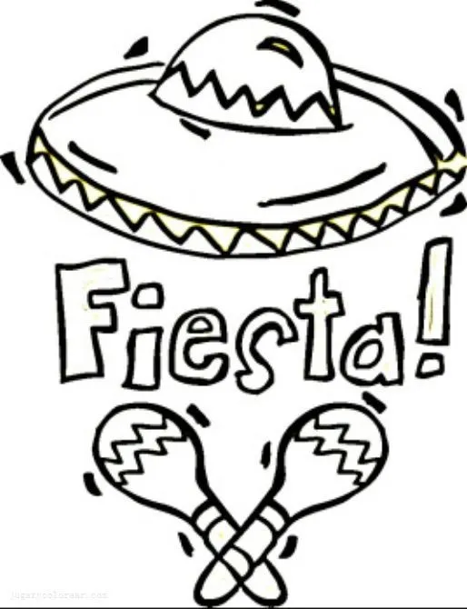 Dibujos para colorear de sombreros mexicanos - Imagui