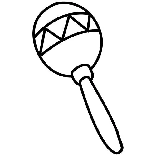 Dibujos para colorear de sonajero - Imagui