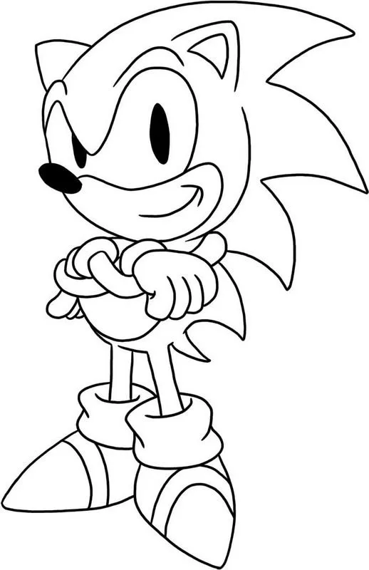 Dibujos para colorear de sonic - Imagui