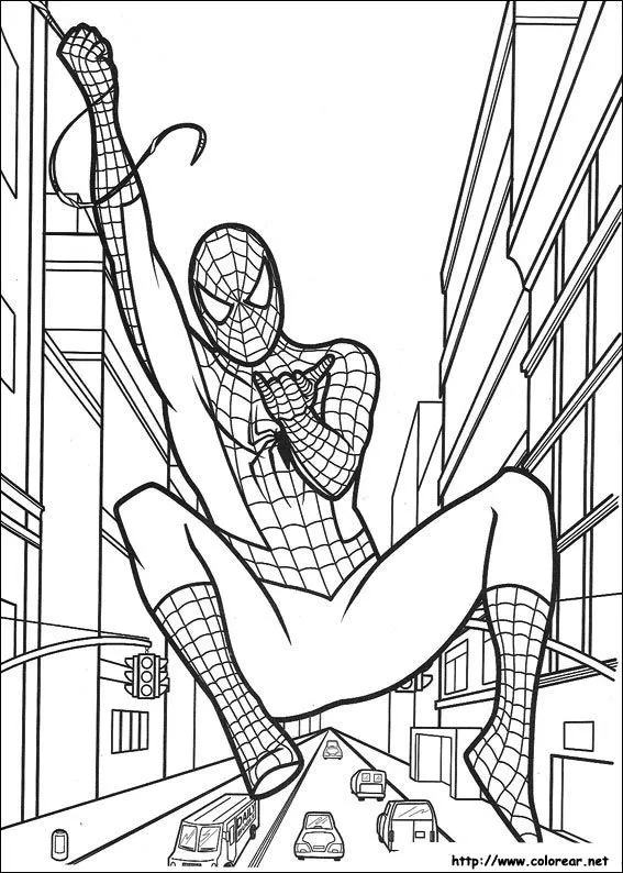 Dibujos para colorear de Spiderman