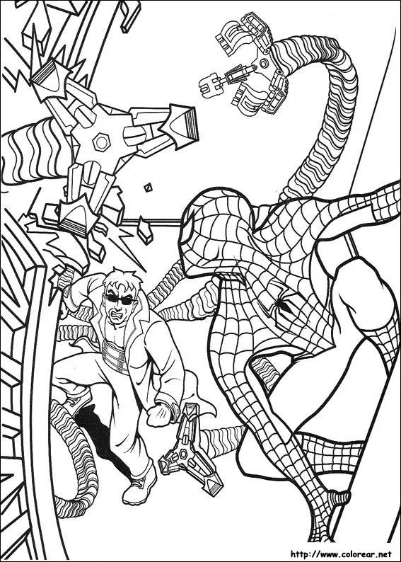 Dibujos para colorear de Spiderman