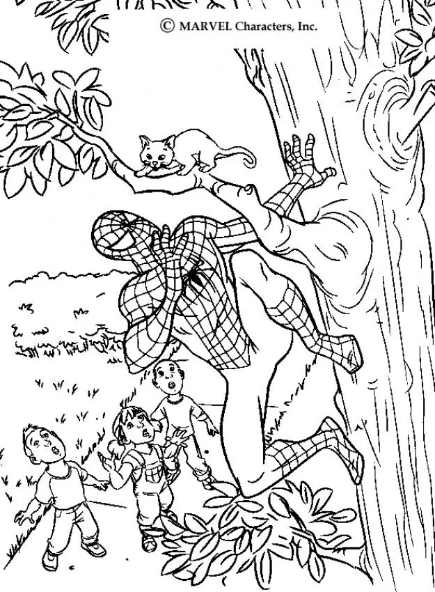 Dibujos para colorear SPIDERMAN, el heroe Spiderman para imprimir Dibujos para colorear SPIDERMAN, el heroe Spiderman para imprimir