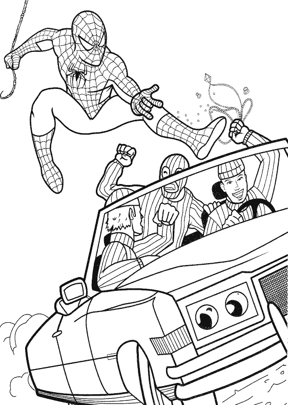 Dibujos para colorear de Spiderman o El Hombre Araña, Plantillas ...