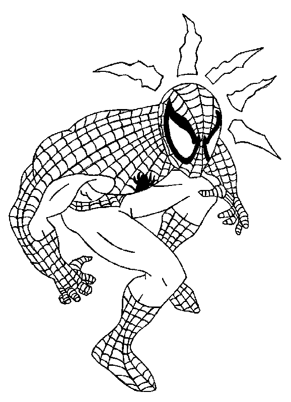 Dibujos para colorear de Spiderman o El Hombre Araña, Plantillas ...