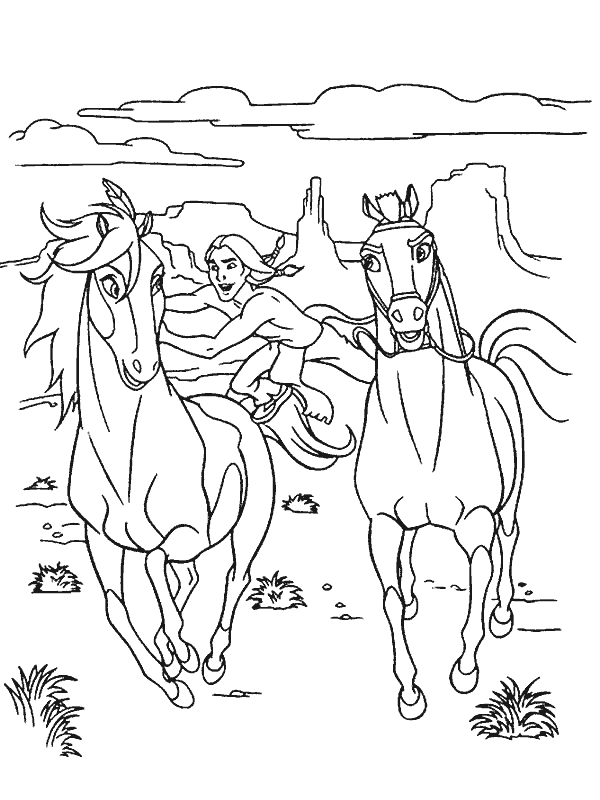 Dibujos para colorear de Spirit: El corcel indomable, Plantillas ... Dibujos para colorear de Spirit: El corcel indomable, Plantillas ...