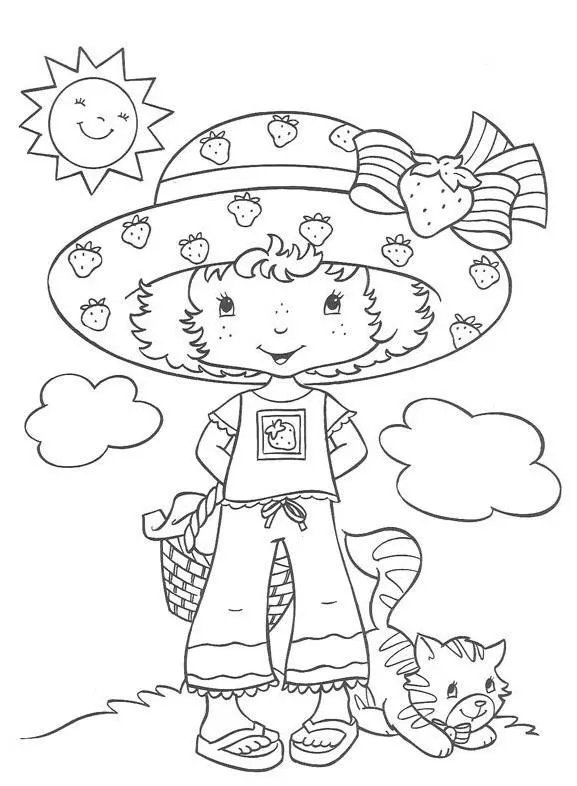 Dibujos para colorear Strawberry Shortcake - Imagui Dibujos para colorear Strawberry Shortcake - Imagui