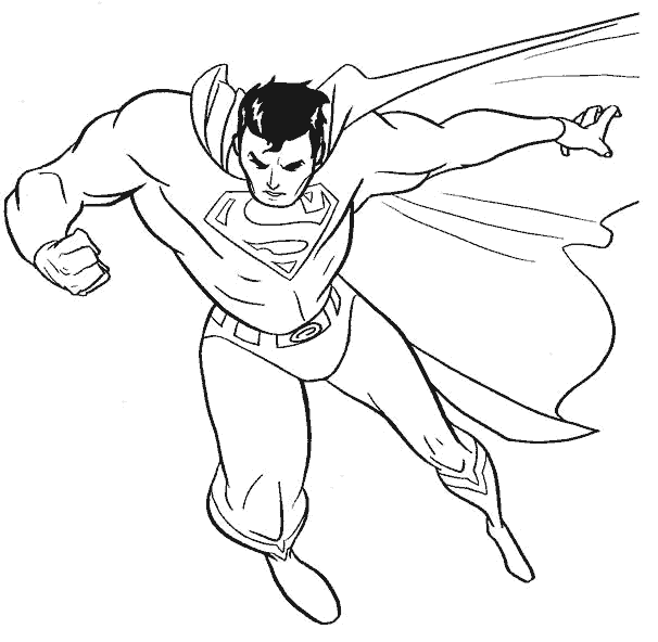 Dibujos para colorear de Superman, Plantillas para colorear de ...