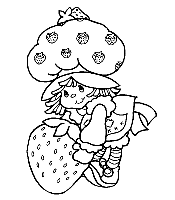 Dibujos para colorear de Tarta de Fresa, Rosita Fresita ... Dibujos para colorear de Tarta de Fresa, Rosita Fresita ...
