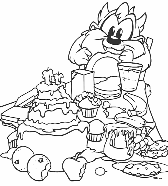 Dibujos para colorear de tasmania - Imagui