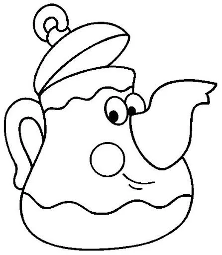DIBUJOS PARA COLOREAR TETERAS | Dibujos para colorear DIBUJOS PARA COLOREAR TETERAS | Dibujos para colorear