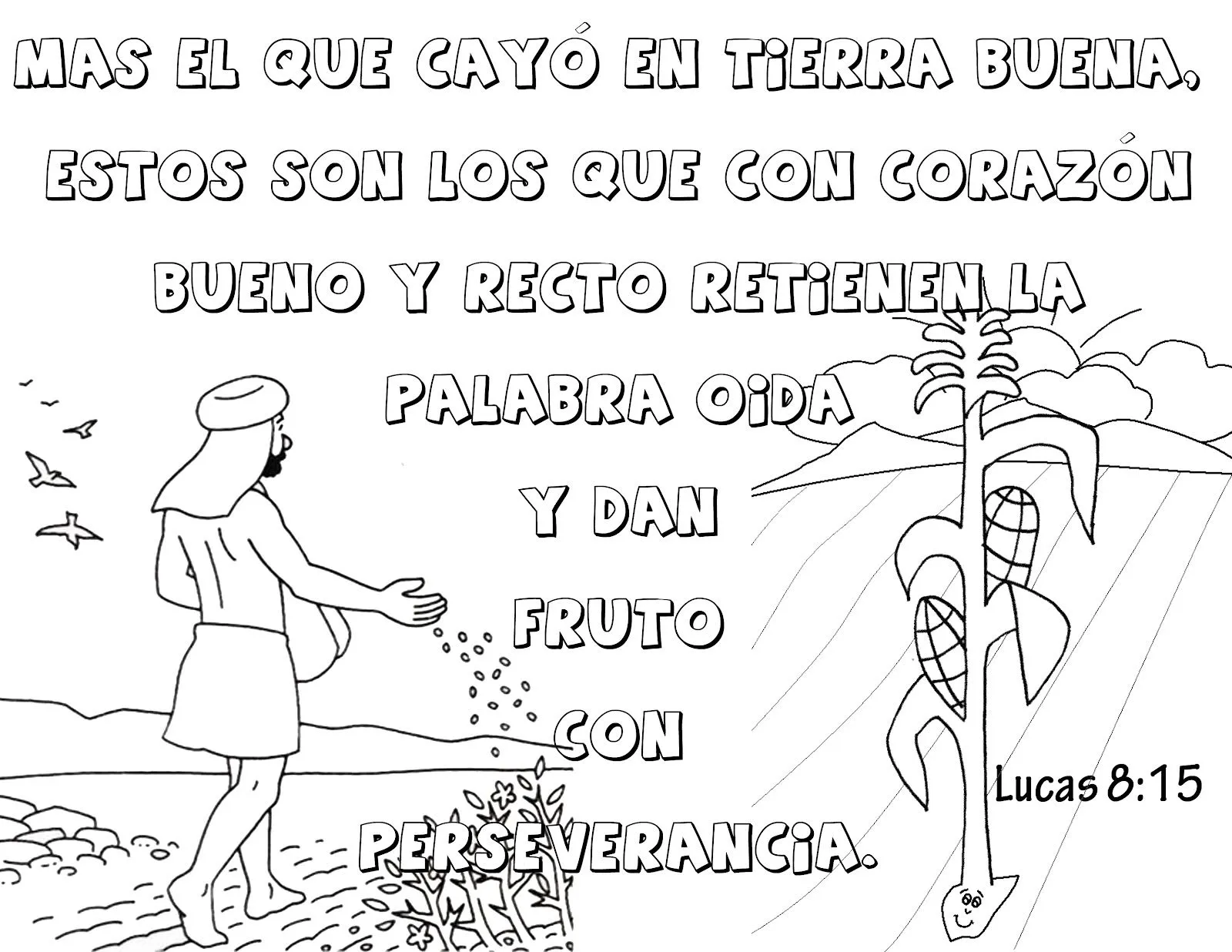 DIBUJOS PARA COLOREAR: TEXTOS BIBLICOS PARA COLOREAR CON DIBUJO