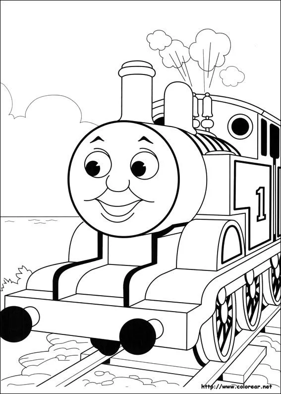 Dibujos para colorear de Thomas y sus amigos Dibujos para colorear de Thomas y sus amigos
