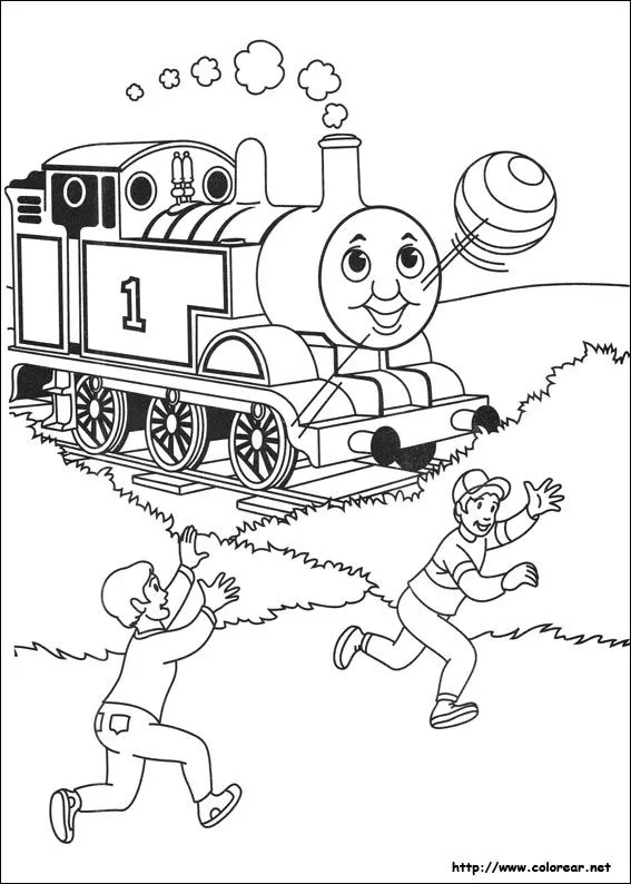 Dibujos para colorear de Thomas y sus amigos Dibujos para colorear de Thomas y sus amigos