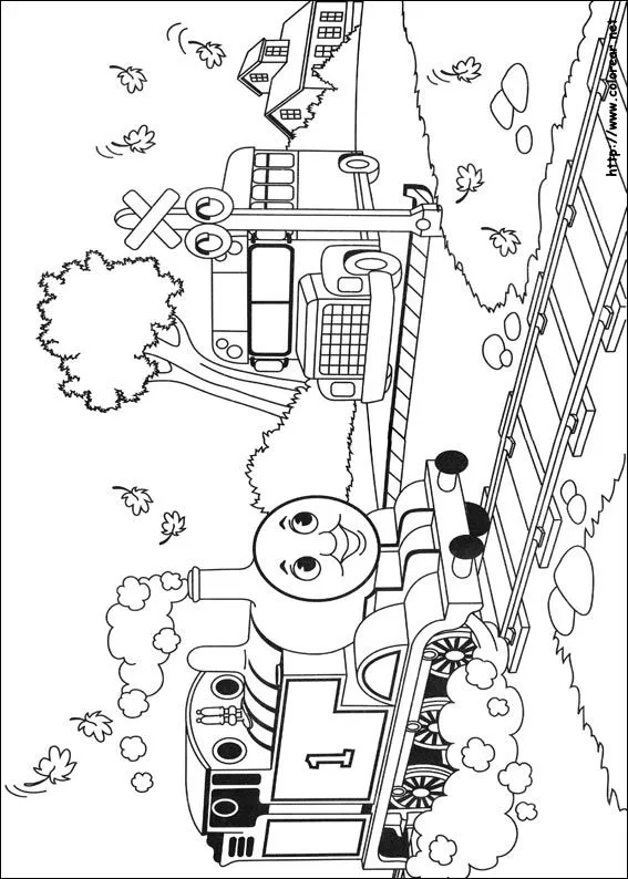 Dibujos para colorear de Thomas y sus amigos Dibujos para colorear de Thomas y sus amigos
