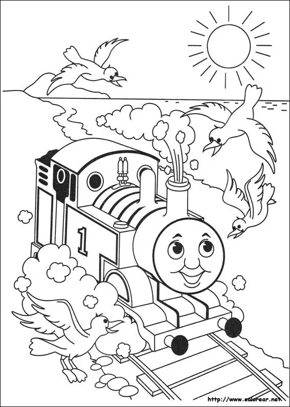 Pintar tren thomas - Imagui