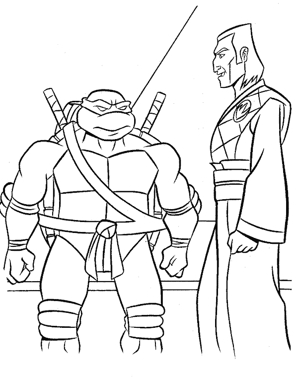 Dibujos para colorear de Las Tortugas Ninja, Plantillas para ... Dibujos para colorear de Las Tortugas Ninja, Plantillas para ...