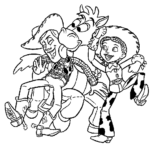 Dibujos para colorear de Toy Story, Plantillas para colorear de ...