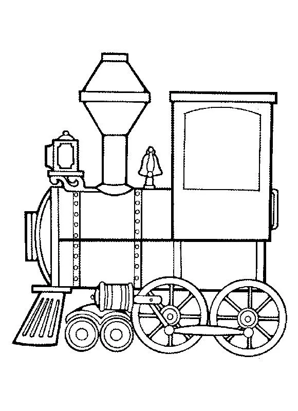 Dibujos para colorear de transportes: Coches, barcos, trenes ...