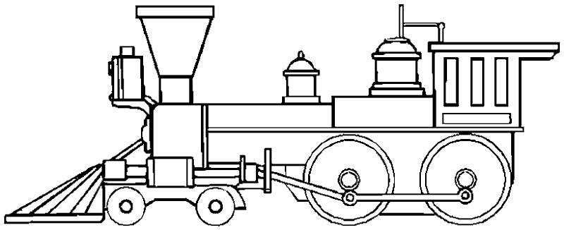 Dibujos para colorear de Trenes, Plantillas para colorear de Trenes