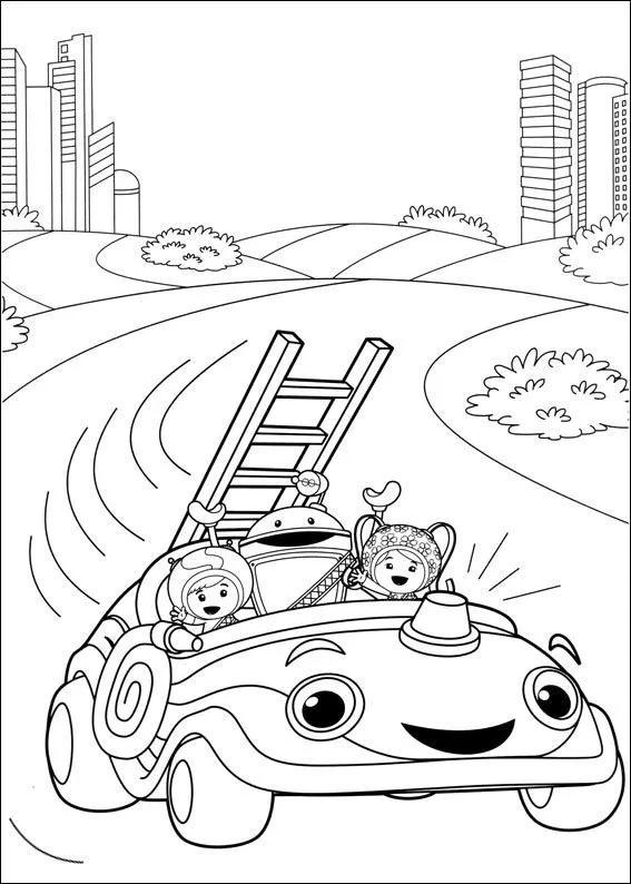 Dibujos para colorear Umizoomi 1