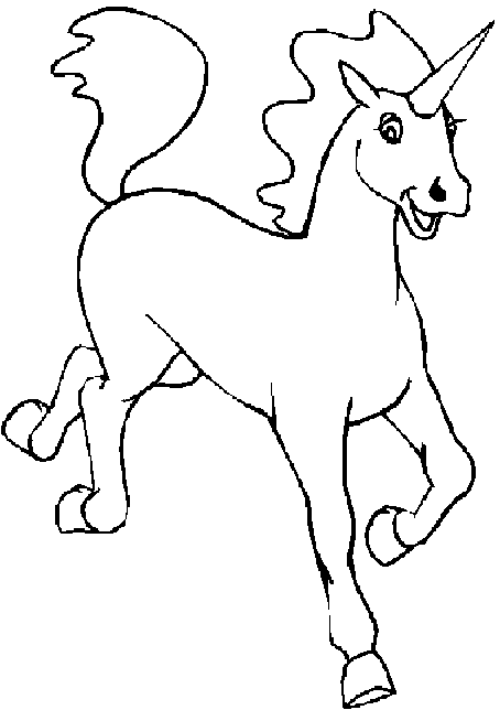 Dibujos para colorear de Unicornio, Plantillas para colorear de ...