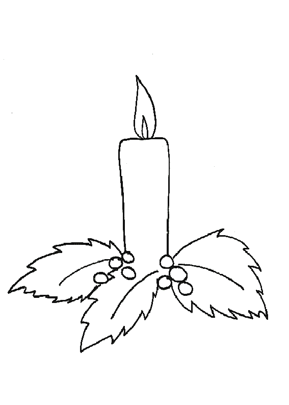 Para Colorear De Velas De Navidad Solo Tienes Que Pinchar Sobre