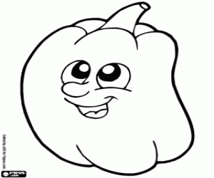 Dibujos para colorear de Verduras para comer , dibujos para ...