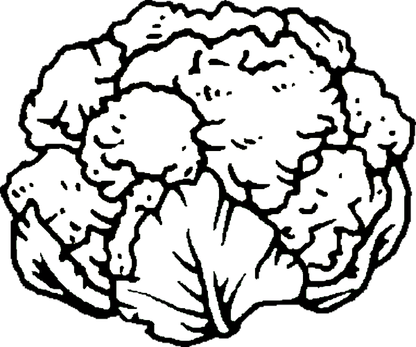 Dibujos para colorear de Verduras, hortalizas, Plantillas para ...