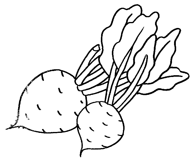 Dibujos para colorear de Verduras, hortalizas, Plantillas para ...